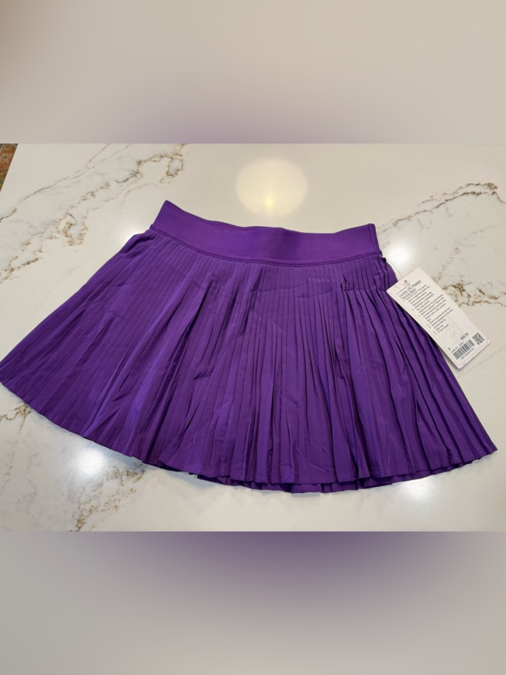 lululemon athletica Violet Pleated Athletic Mini Skirt